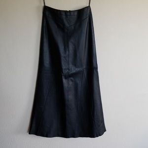 Black Leather Skirt by Bebe